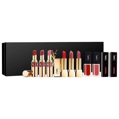 ysl lip showroom|YSL lip products.